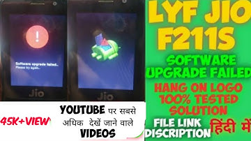 🌎 World 1st JIO F211S Hang On Logo | Jio f211s Recovery Mode Solution| Service Center Return | 2023