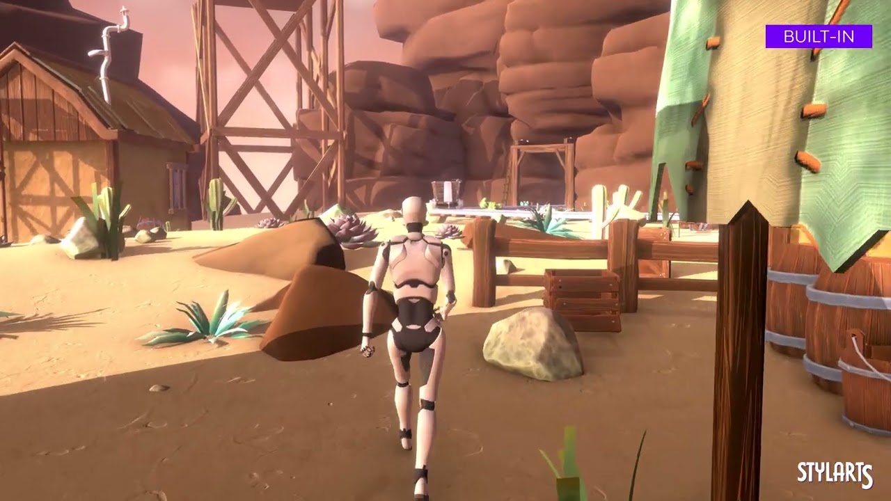 Stylized Desert House ( Stylized Desert Cave Sand ), video preview 20