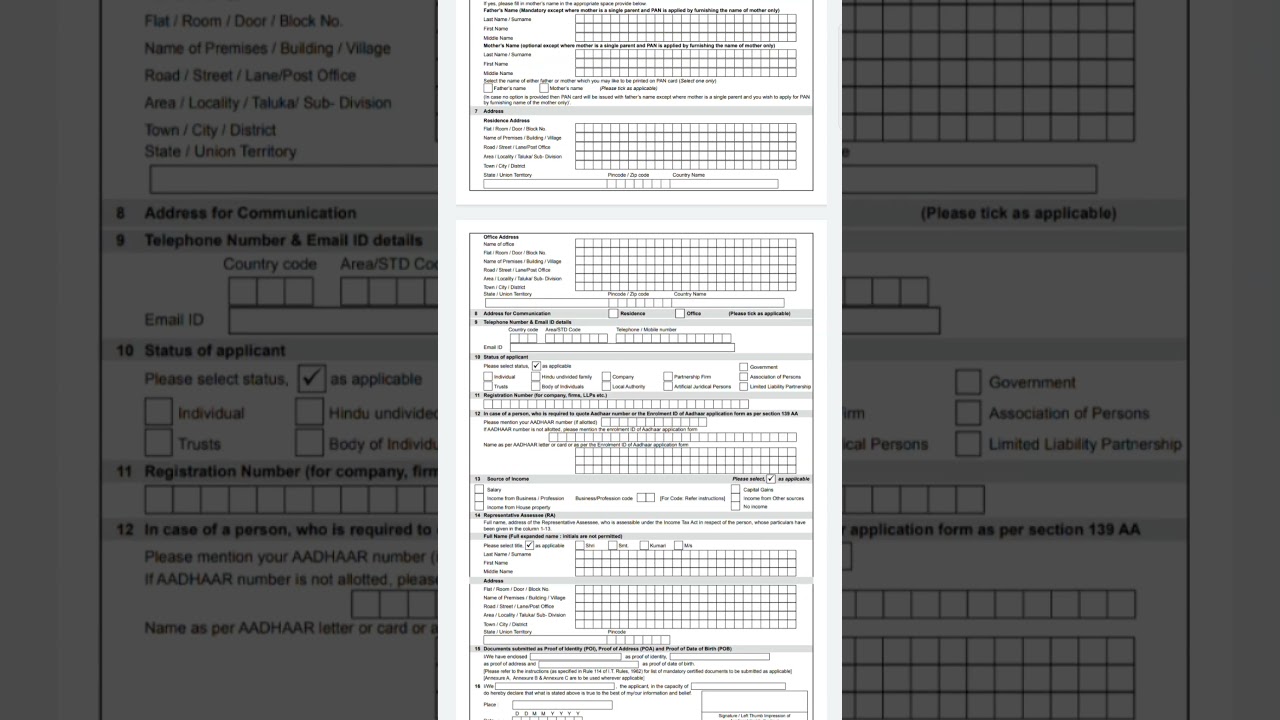 How To Download New Pan Card Form 2023 | New Pan Card Form Download Kaise Karen