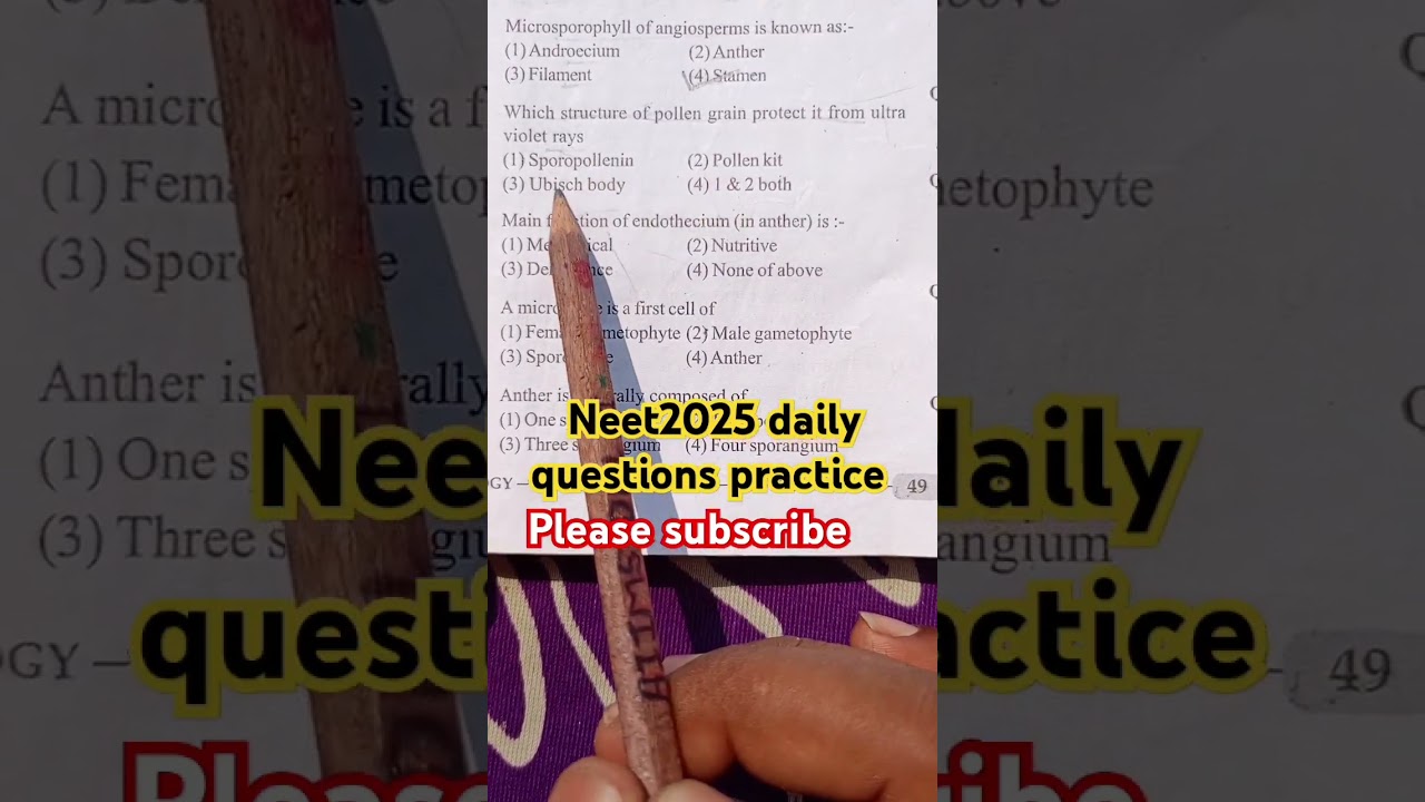 🎯🔥 Neet aspirants biology NCERT Based questions practice 