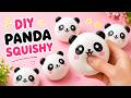 Testing the viral panda squishy 🐼 | How to make panda squishy | balloon craft idea