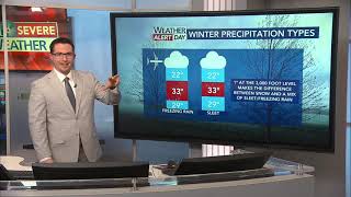 Snow forecast: Up to 6 inches of snow, power outages possible Wednesday