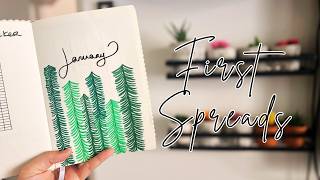 Setting Up My First 2027 Monthly Spreads ✨ | 2027 Bullet Journal Diaries