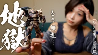 週末に HG 1/144 ザク・デザートタイプ（ダブルアンテナ仕様） 組み立ててみた【レビュー】