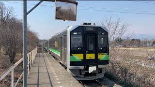 H100形DECMO3両編成帯広行き大成駅#jr北海道 #根室本線 #h100