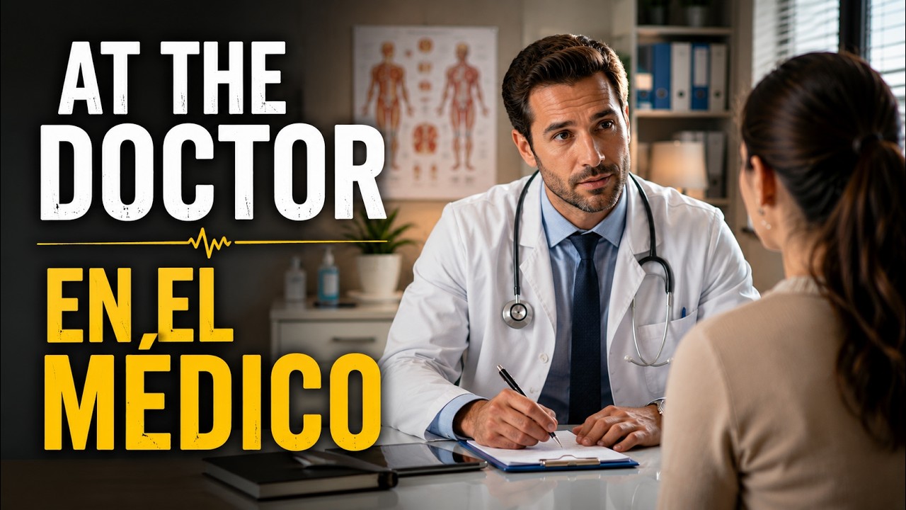👩‍⚕️🏥👨‍⚕️ (B1/B2) Diálogo: VISITA AL MÉDICO / Dialogue: VISIT TO THE