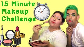•15 Minute Makeup Challenge •