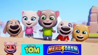 Talking Tom Hero Dash Mobile Gameplay (Monkey TV Game #1) Super Tom (iOS, Android) screenshot 4