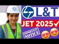 LARSEN & TOUBRO LIMITED NEW HIRING 2025|DIPLOMA ALL BRANCH|| LATEST JOB'S|MNC||SALARY|DHRUV JOB