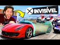 Dei FUGA com CARRO QUE FICA INVISÍVEL no GTA 5 RP!