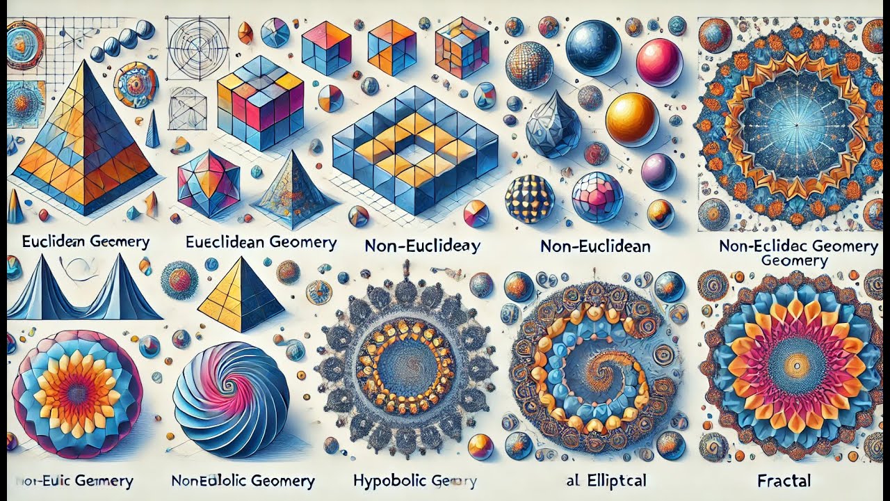 Tipos de Geometría: Euclidiana, no Euclidiana, Hiperbólica, Diferencial, Analítica, Trigonométrica