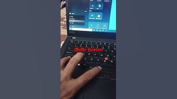 How to enable safe mode using shift+restart #shorts