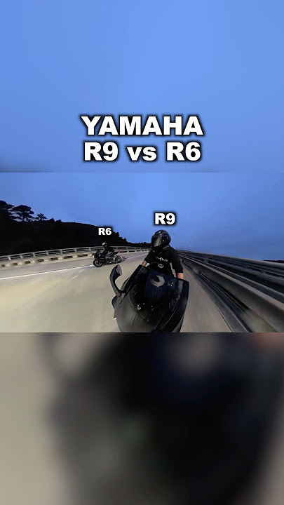 Yamaha R9 vs. Yamaha R6 RACE! 🤯