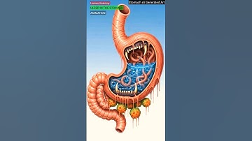 Stomach Ulcer Explained | Human Anatomy Animation | AI Generated Educational Video