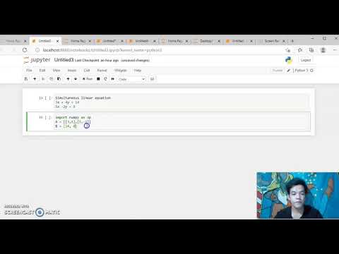 Solving Linear equation using python