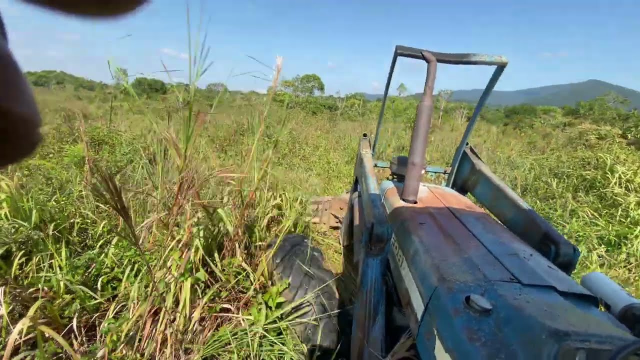 First day of work with the FORD 6610 tractor - the BLUE ONE