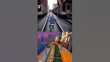 Subway surfer in Unreal Engine 5 | original vs Engine 5 #shortsviral  #unrealengine5 #subwaysurfers