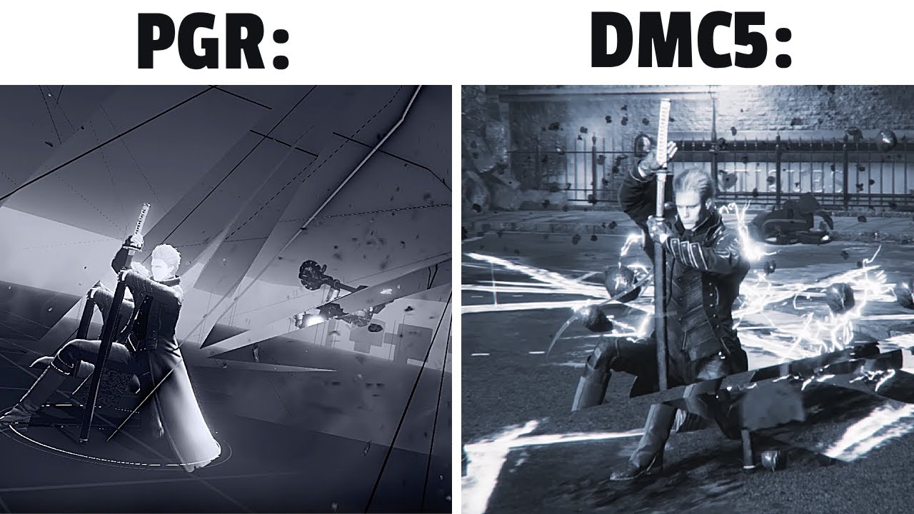 You can do the Vergil MOTIVATED Combo in PGR x DMC5 😭