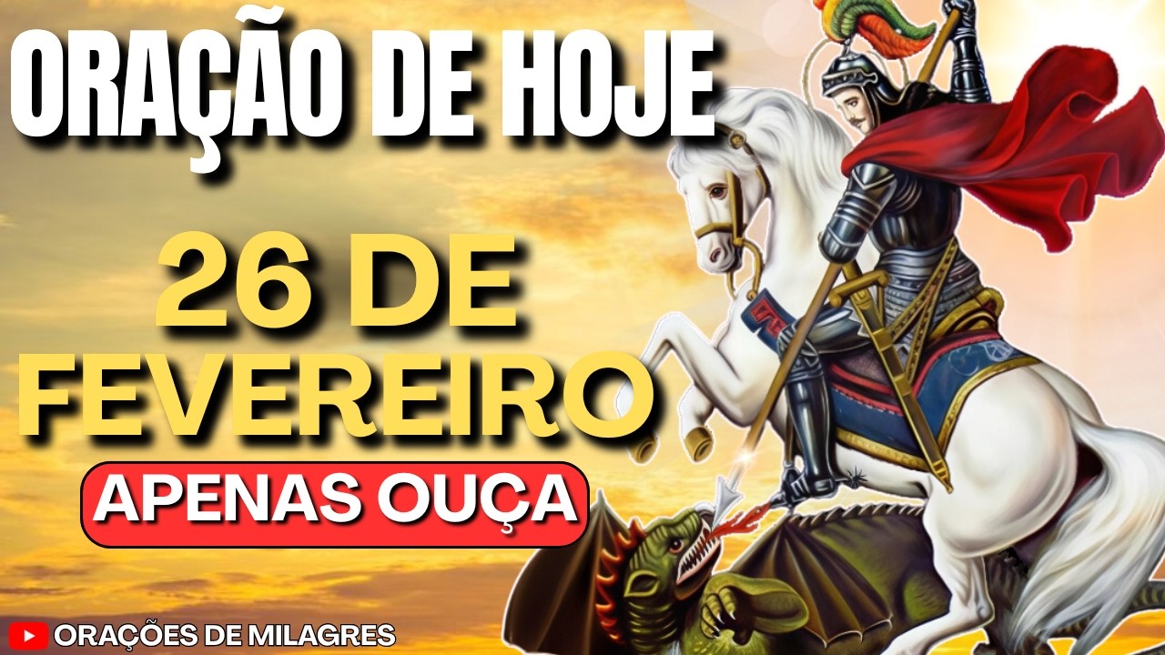 INTERCEDA POR MIM! São Jorge TRANSFORMA essa situação impossível em milagre AGORA!