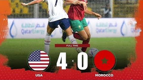 Morocco vs USA-ملخص مباراة المغرب و أمريكا في كأس العالم للسيدات