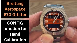 How to Breitling Aerospace B70 Orbiter CONFIG Function Time Calibration #breitling