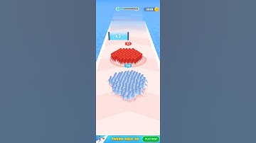 🔥count master croud runner 3d ⭐walkthrough Android and iOS game play ❤️🤟 #shorts #tiktok