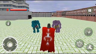 Hammer Hero VS Monster, Green Monster Hero Super Hero City Battle - Android GamePlay screenshot 4
