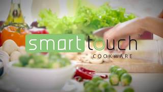 Smart Touch cook ware: Deep fry pan and Griddle pan (green) (video only).