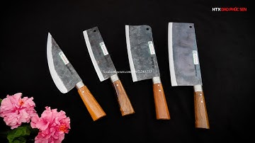 DAO PHÚC SEN, BỘ DAO BẾP ĐẦY ĐỦ CHỨC NĂNG _ HÀNG CHUẨN CỦA HTX DAO PHÚC SEN