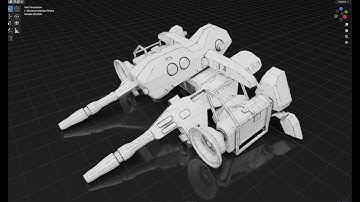 Hard Surface modeling with Trim Mesh and Grid Modeler