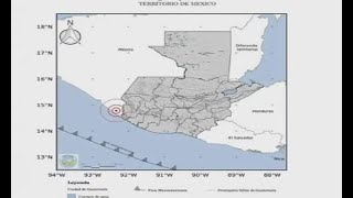 Sismo de magnitud 4.4 fue sensible en Guatemala Sismo de magnitud 4.4 fue sensible en Guatemala
