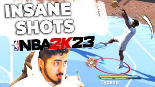 I've been making INSANE SHOTS in NBA2K23...