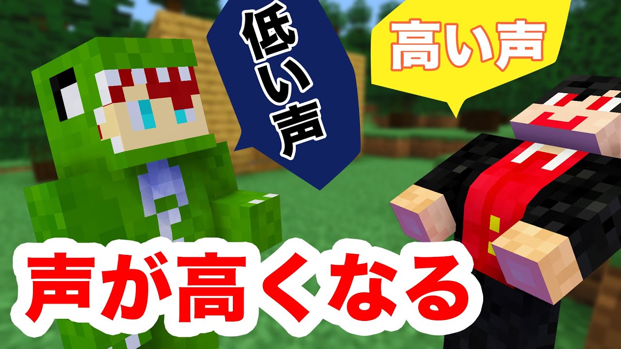 キルされるたびに声が高くなる！？【マインクラフト】