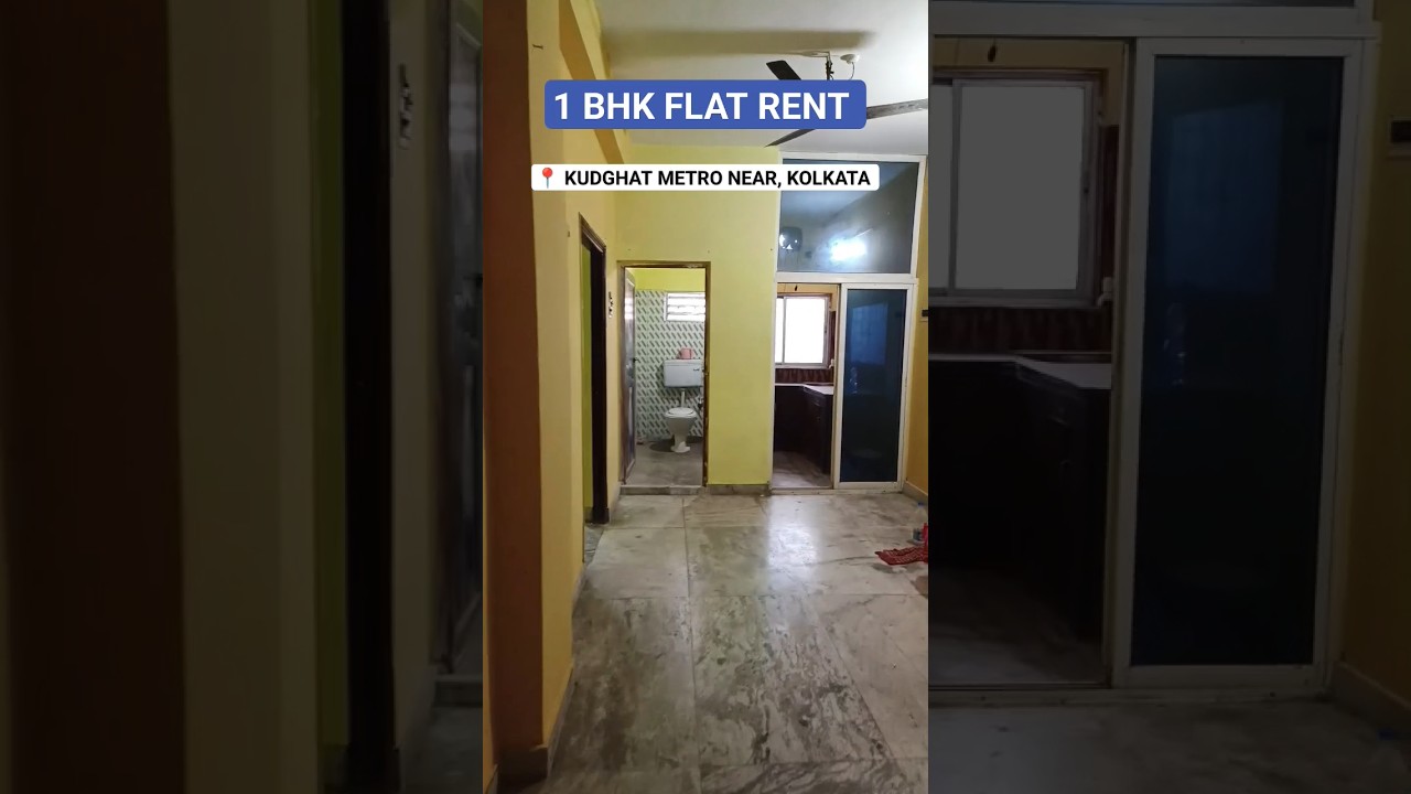 1 BHK flat rent in Kolkata ☎️7003801327 Flat in Kudghat Metro 