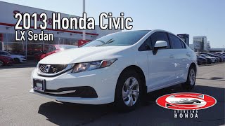 **SOLD** 2013 Honda Civic LX: Features & Walk-around (Sterling Honda)