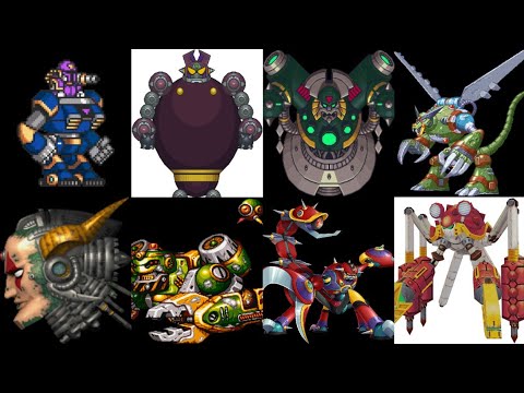 Mega Man X - All First Bosses - YouTube