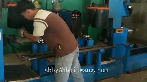 Automatic ledger scaffolding welding machine