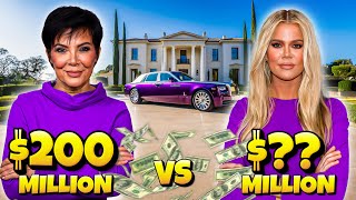 Kris Jenner vs Khloe Kardashian  LIFESTYLE BATTLE