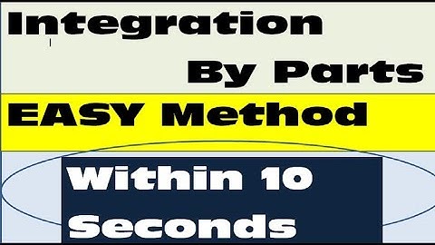 Integration By Parts / integral Very EASY Method / Trick  JEE /Other Competitive Exams inspire math
