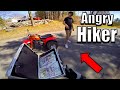 Angry Hikers Vs Three Wheeler