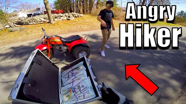 Angry Hikers Vs Three Wheeler
