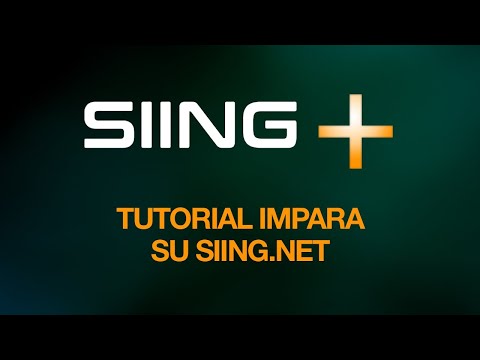 TUTORIAL IMPARA SU SIING.net TUTORIAL IMPARA SU SIING.net