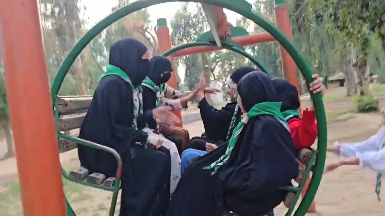 فوج السيدة نرجس (ع) للأخوات يقيم نشاطاً ترفيهياً لجميع الفئات الكشفية في غابات مدينة الموصل