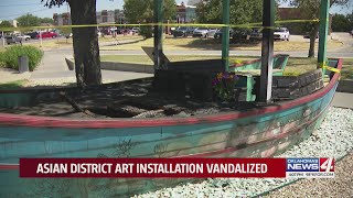 Asian District art installation vandalized