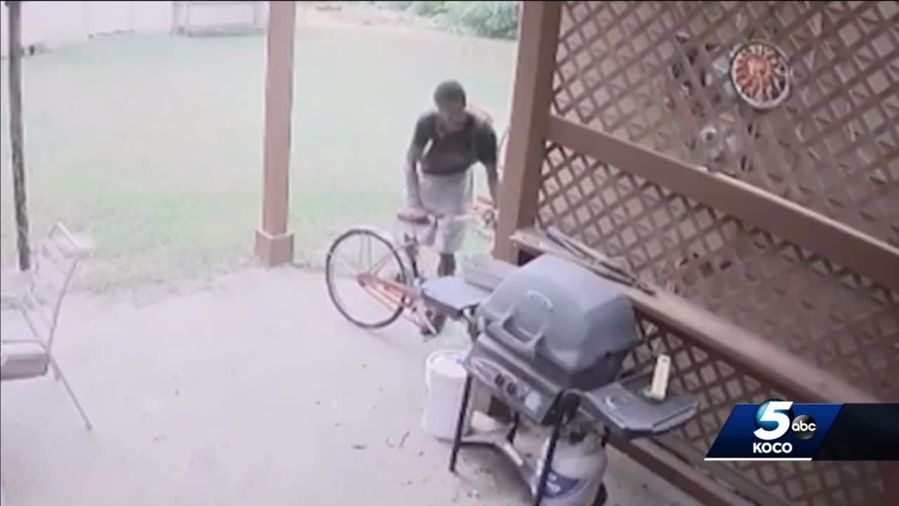 Thief caught on camera stealing prized bike - YouTube