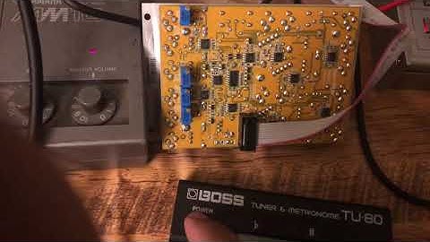 How to calibrate/tune your Behringer System 100 112 VCO to 1 volt per octave