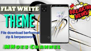 TEMA KEREN TERKECE....!!!!  FLAT WHITE THEME   FOR REALME & OPPO COLOR OS6 screenshot 3