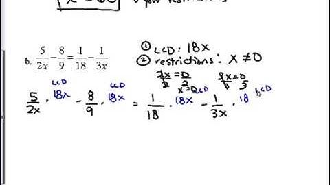 7.6 Solving Rational Equations