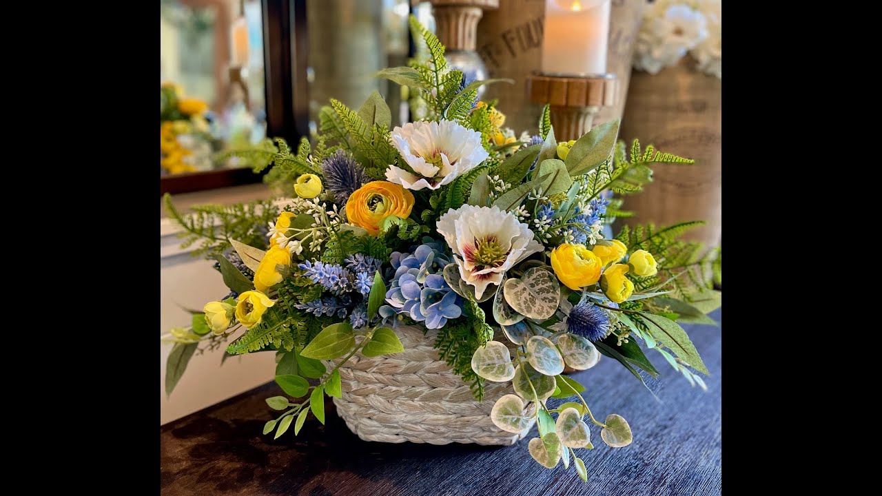 Spring To Summer Centerpiece Full Tutorial