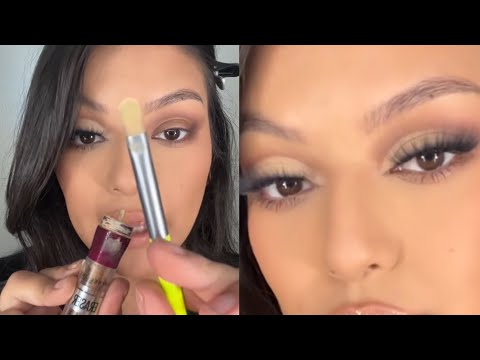 Cut crease tutorial 🤎🤎 #makeuptutorial #makeup